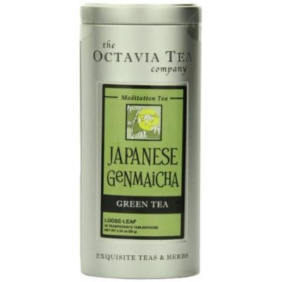 Octavia Tea Japanese Genmaicha (Green Tea), 2.38 - Ounce Tin