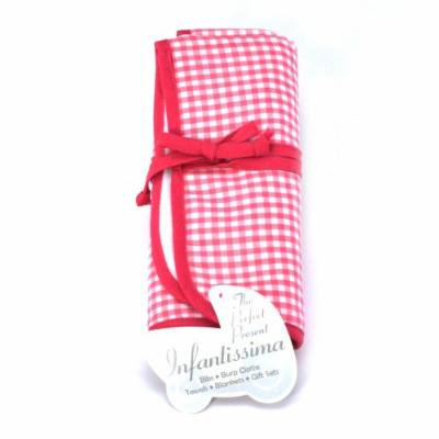 Infantissima Changing Pad, Gingham Shocking Pink
