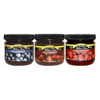 Walden Farms Calorie Free Fat Free Gluten Free Sugar Free Fruit Spreads (Raspberry-Blueberry-Strawberry,(1 Jar EACH)