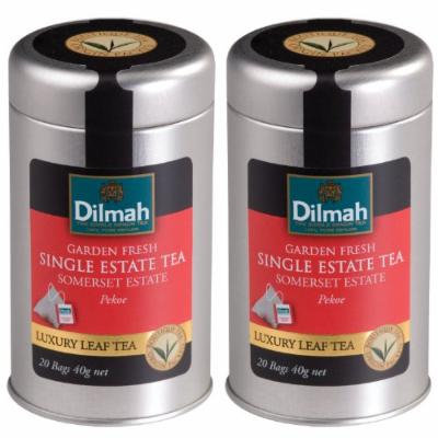 Dilmah, Single Estate, Elevation Teas, 4600 ft. Somerset Estate, 20-count Tea Bags (Pack of 2)