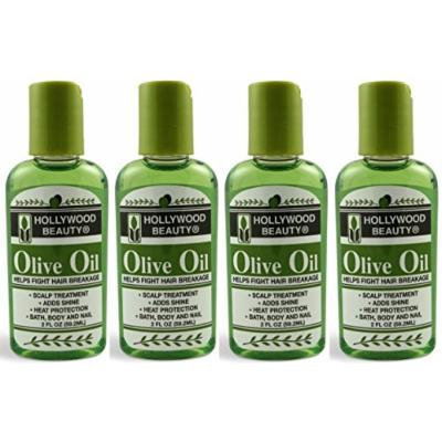 Hollywood Beauty Olive Oil, 2 Oz (Pack of 4)