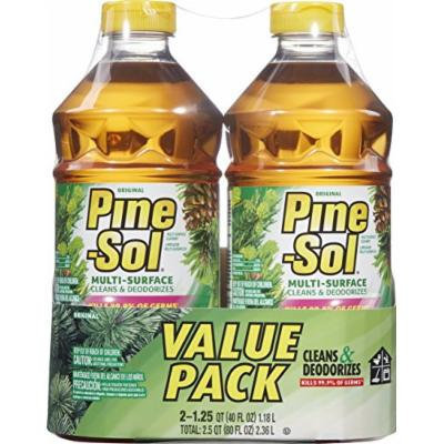 Pine-Sol Multi-Surface Cleaner, Original Scent, Two Count Bottle, 80 fl oz Total