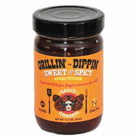 Sauce Goddess Grill Glaze, Sweet and Spicy, 54 Ounce (Pack of 4)