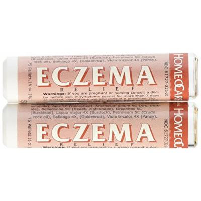 Homeocare Labs Eczema Relief, 75 Pellets Tubes (Pack of 2)