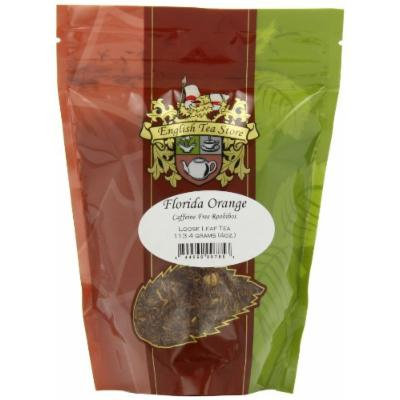 English Tea Store Loose Leaf, Florida Orange Rooibos Caffeine Free Tea, 4 Ounce