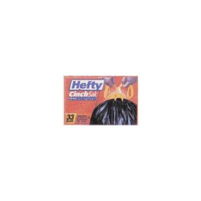 HEFTY TRASH BAGS LARGE 33 GAL CINCH SAK DRAWSTRING EXTRA STRONG 13 BAGS