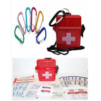Water Proof Mini First Aid Kit with Carabiner - Multiple Styles to Choose From (ASSORTED SNAP)