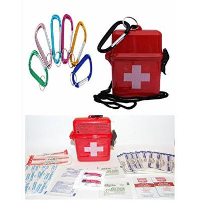 Water Proof Mini First Aid Kit with Carabiner - Multiple Styles to Choose From (ASSORTED SNAP)