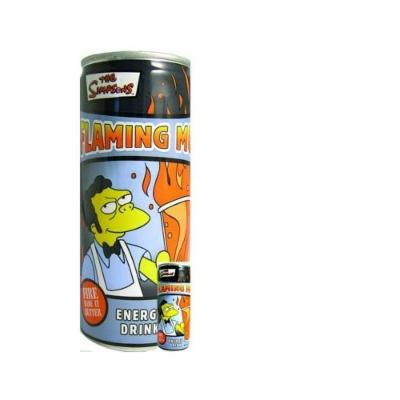 The Simpsons Flaming Moe Energy Drink,8.4 FL OZ.