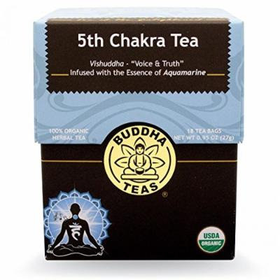 5th Chakra Tea - Organic Herbs - 18 Bleach Free Tea Bags
