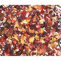 Strawberry + Tropical Fruit Hibiscus Herbal Tea Loose Leaf Tea 4 Oz Caffeine Free