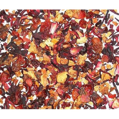 Strawberry + Tropical Fruit Hibiscus Herbal Tea Loose Leaf Tea 4 Oz Caffeine Free