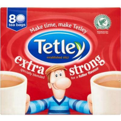 Tetley Extra Strong 80 Tea Bags