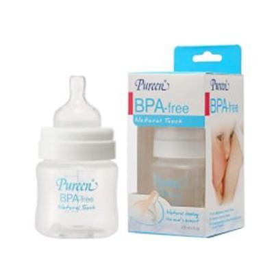 Pureen BPA-Free Natural Touch baby feeding Bottle 4 oz / 8 oz (4 oz / 120 ml)