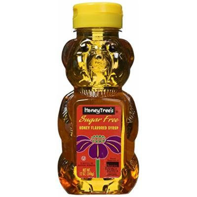 Honeytree's Honey Flavored Syrup, Sugar Free, 12-ounce Plastic Bear