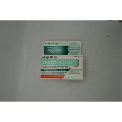 Major, Miconazole 3, 3 Day Treatment