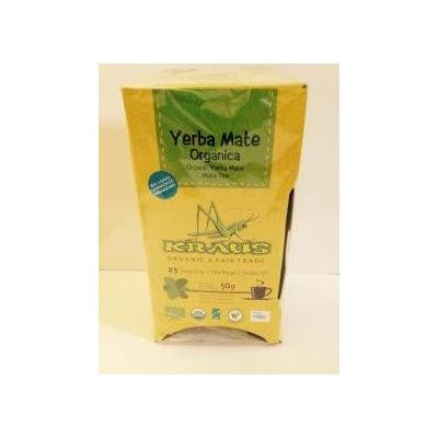Kraus Organic Yerba Mate Tea/ Mate en saquitos X 2 Boxes