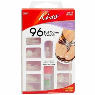 Kiss Salon Results Full Cover Toenails Kit 96 ea