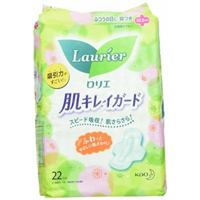 Kao Laurier Speed+ HADA-KIREI for Moderate Days WITH WINGS - 22 pads