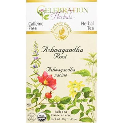 Celebration Herbals - Organic Herbal Tea, Caffeine Free, Ashwaganda Root