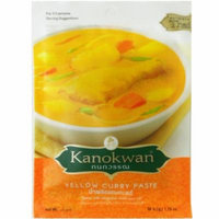 Yellow Curry Paste (Kaeng Ka-ree)Thai Authentic Herbal Food Net Wt 50 G (1.76 Oz.) Kanokwan Brand X 5 Bags