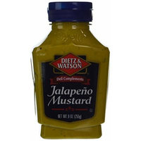 Dietz & Watson, Deli Compliments, Jalapeño Mustard, 9oz Bottle (Pack of 2)