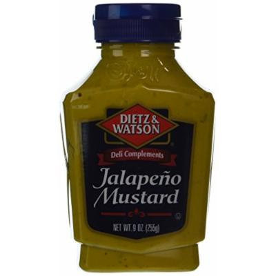 Dietz & Watson, Deli Compliments, Jalapeño Mustard, 9oz Bottle (Pack of 2)