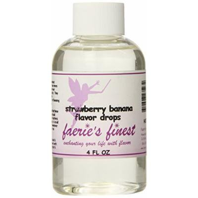Faeries Finest Flavor Drops, Strawberry Banana, 4.0 Ounce