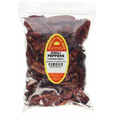 Marshalls Creek Spices Family Size Refill Chili Peppers Whole, 4 Ounces