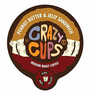 Crazy Cups Peanut Butter and Jelly Flavored Coffee Single Serve Cups (88 Count)