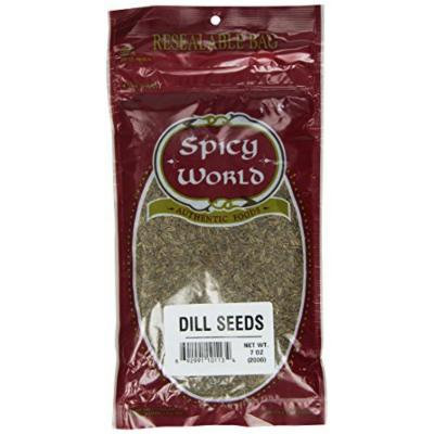 Spicy World Dill Seeds, 7-Ounce Pouches (Pack of 6)