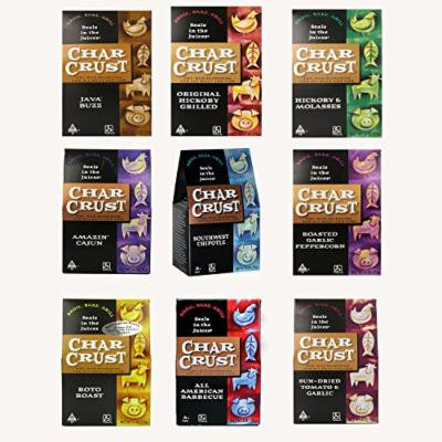 Char Crust Dry-Rub Seasoning - Kosher, CRC Parve (Flavor Variety Pack) (10 pack)
