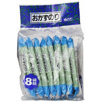 Shirako Seaweed Roasted Okazu Nori - 8 Individual Packs in a Bag for Sushi and Musubi