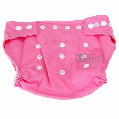 Cloth Reusable Baby Infant Diaper Urine Pants Waterproof Cover Nappy Pink