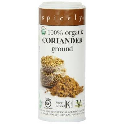 Spicely Eco Organic Coriander Seeds Ground, 1.6 Ounce