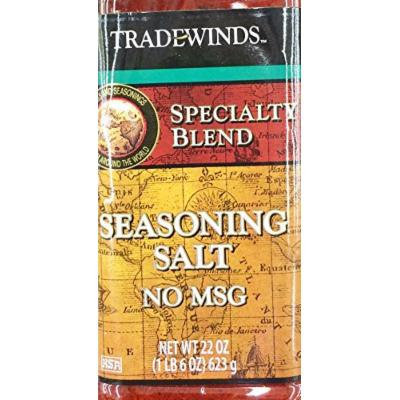 One - 22oz Trade Winds Seasoning Salt, NO MSG