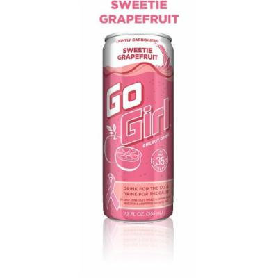 16 Pack - Go Girl Energy Drink - Sweetie Grapefruit - 12oz.
