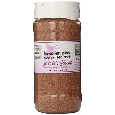 Faeries Finest Sea Salt, Hawaiian Pink Coarse, 20.00 Ounce