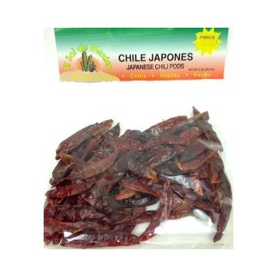 Japanese Red Dried Chile Pepper by El Sol de Mexico 2 oz