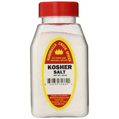 Marshalls Creek Spices Kosher Salt Freshly Packed in Large Jars, 20 Ounce (Pack of 12)