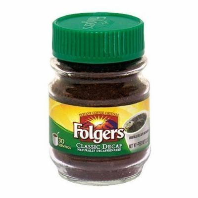 Folgers Classic Decaf Instant Coffee Crystals, 12 Ounce (Pack of 3)