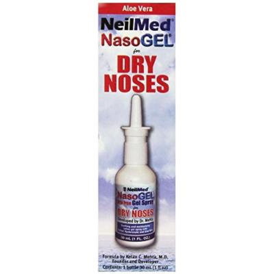 NeilMed Nasogel Drip Free Gel Spray, 1 Fluid Ounce Pack of 6