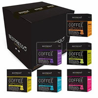 240 Bestpresso Nespresso Compatible Gourmet Coffee Capsules - Variety Pack - Natural Espresso Flavors - Nespresso Pods Alternative - Certified Italian Espresso