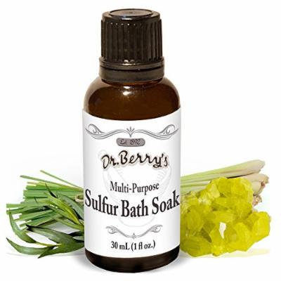 Dr. Berry's Sulfur Bath Soak *Relief from Mites, Insect Bites, Acne, Fungus, Multipurpose, All Natural. (30mL)
