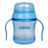 Dr Browns BPA Free 6 Ounce Soft Spout Training Cup Blue