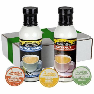 Walden Farms Coffee Creamer/French Vanilla/Hazelnut Coffee Creamer - CalorieFree, Carb Free, Fat Free - 12 Oz Each