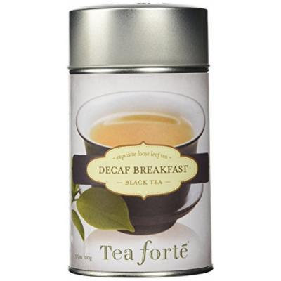 Tea Forte DECAF BREAKFAST Loose Leaf Black Tea, 3.5 Ounce Tea Tin