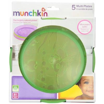 Munchkin 5 Multi Plate, Colors May Vary (10 Plates (Pack of 2))
