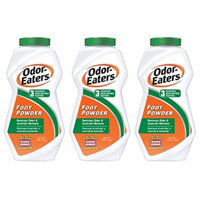 Odor-Eaters Foot Powder, 6-Ounces (Pack of 3)