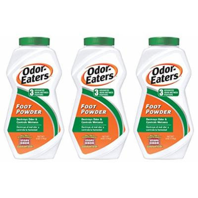 Odor-Eaters Foot Powder, 6-Ounces (Pack of 3)